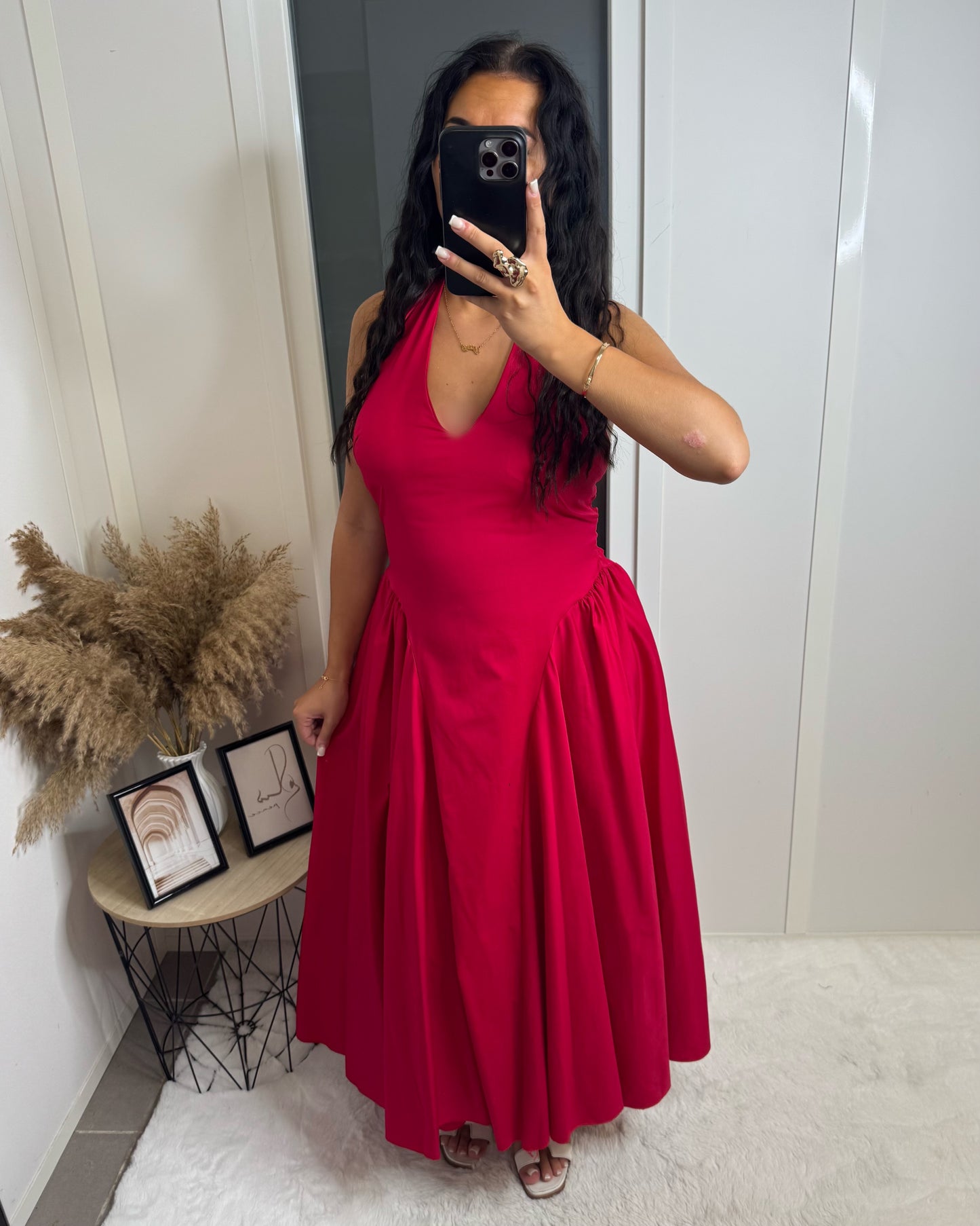 Robe Salma rouge