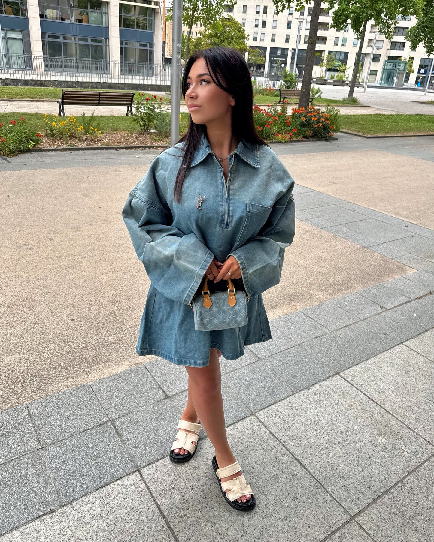Robe en jean Yava