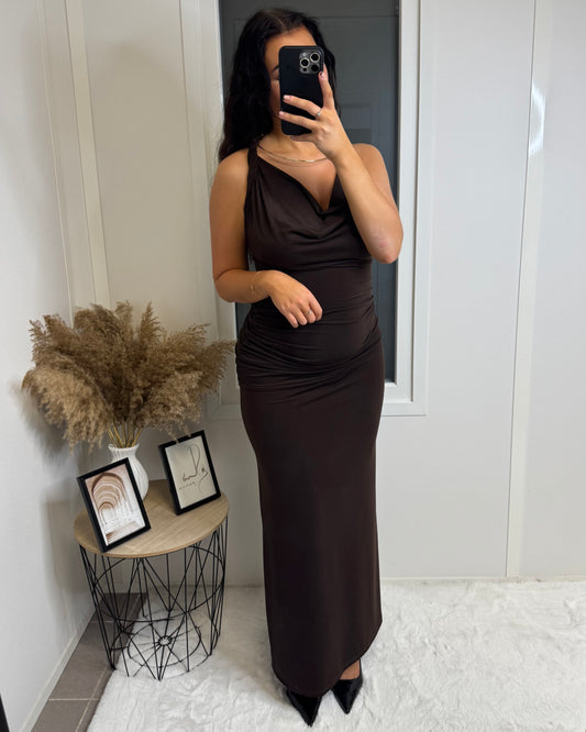 Robe collier giuliana choco