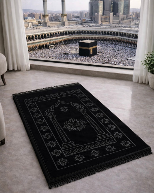 Tapis de prière noir