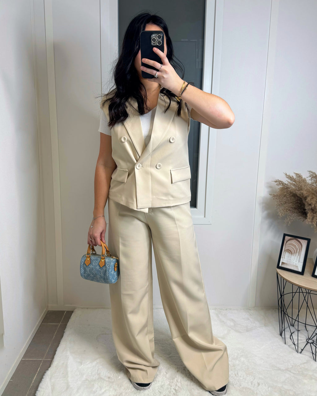 Pantalon Yara beige
