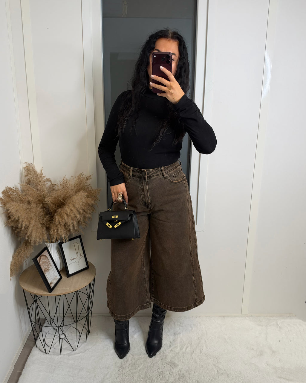 Bermuda jean choco