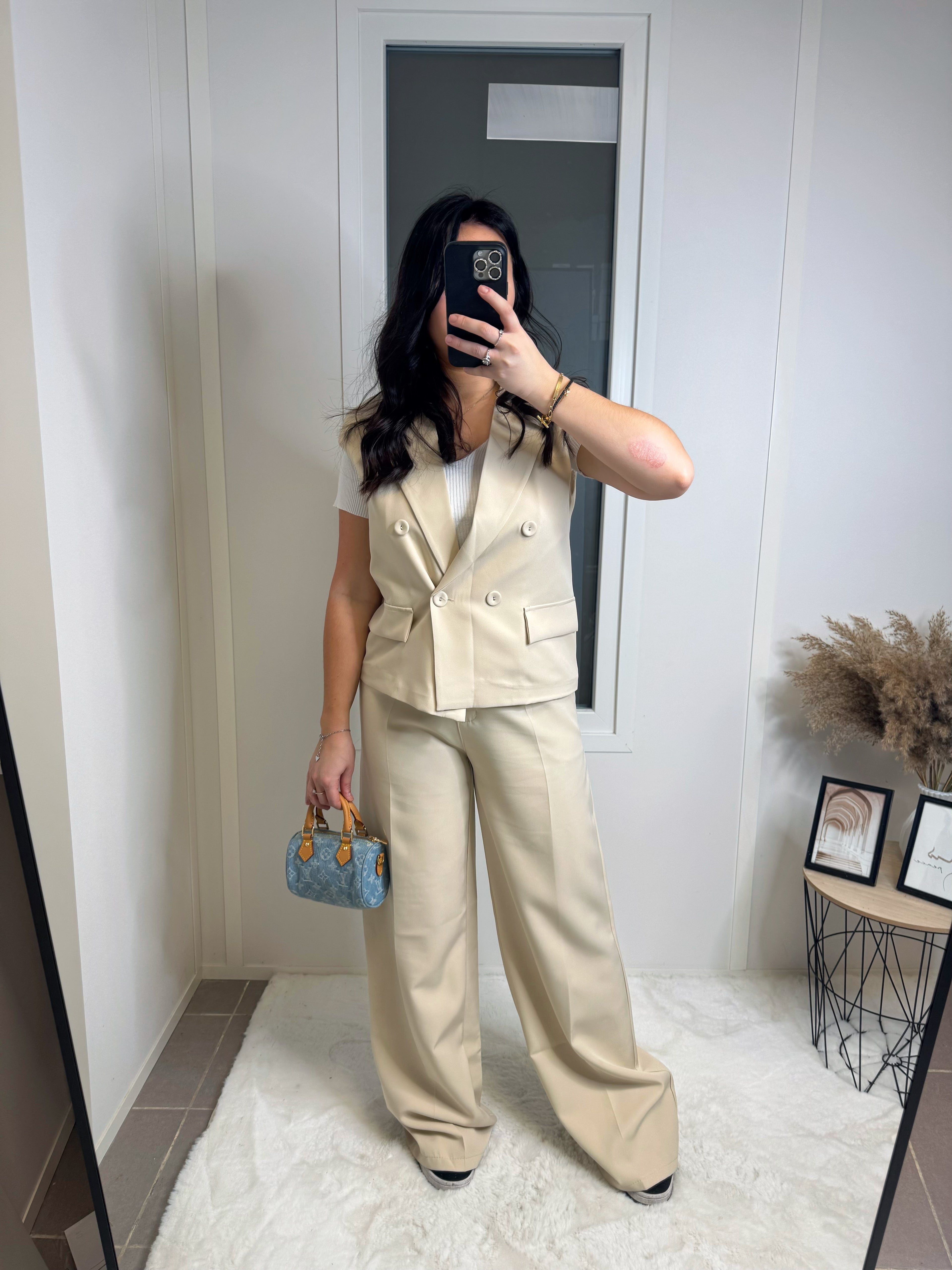 Pantalon Yara beige