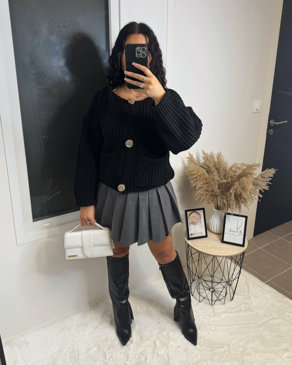 Jupe School gris