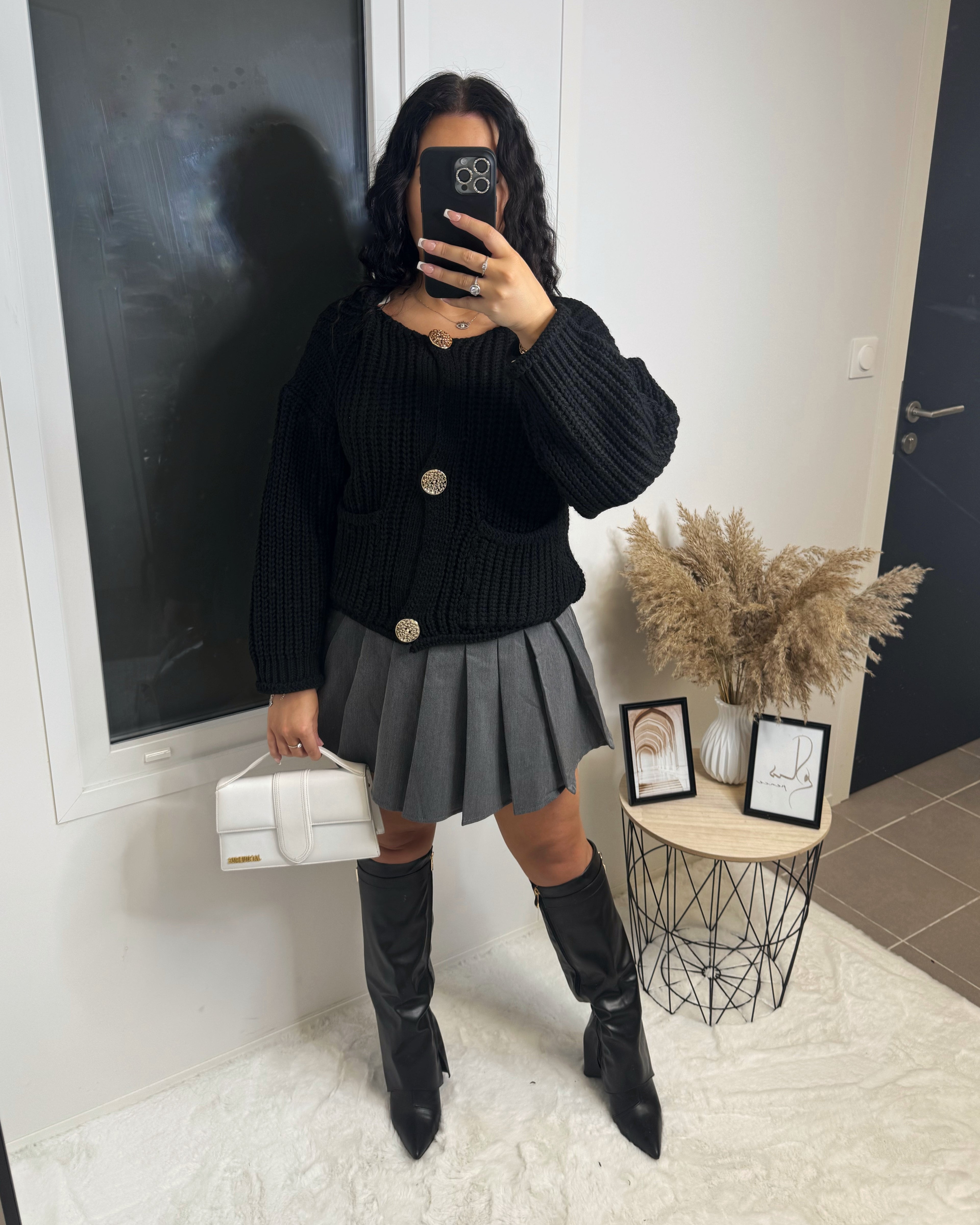 Jupe School gris