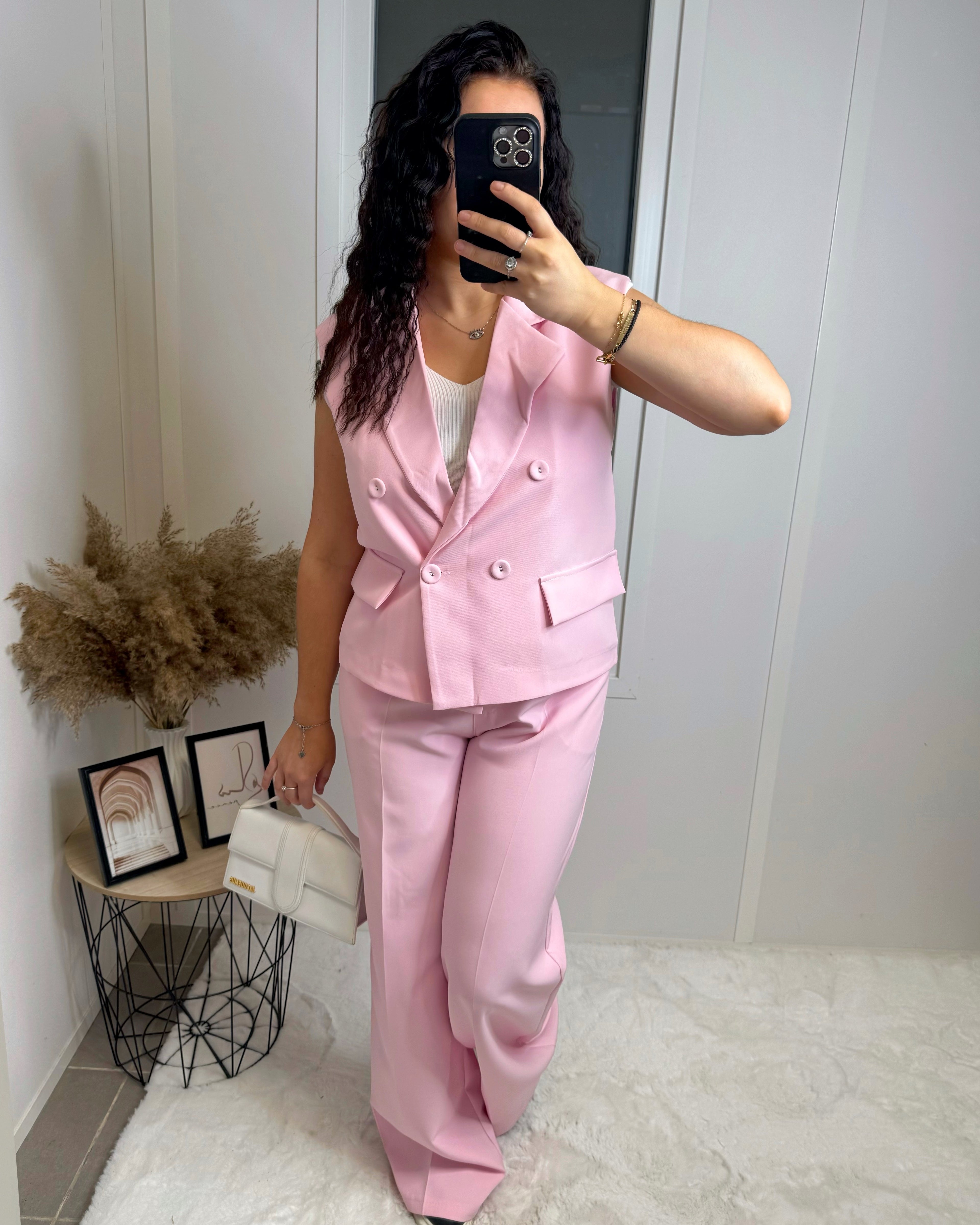 Pantalon Yara rose