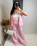 Pantalon Yara rose