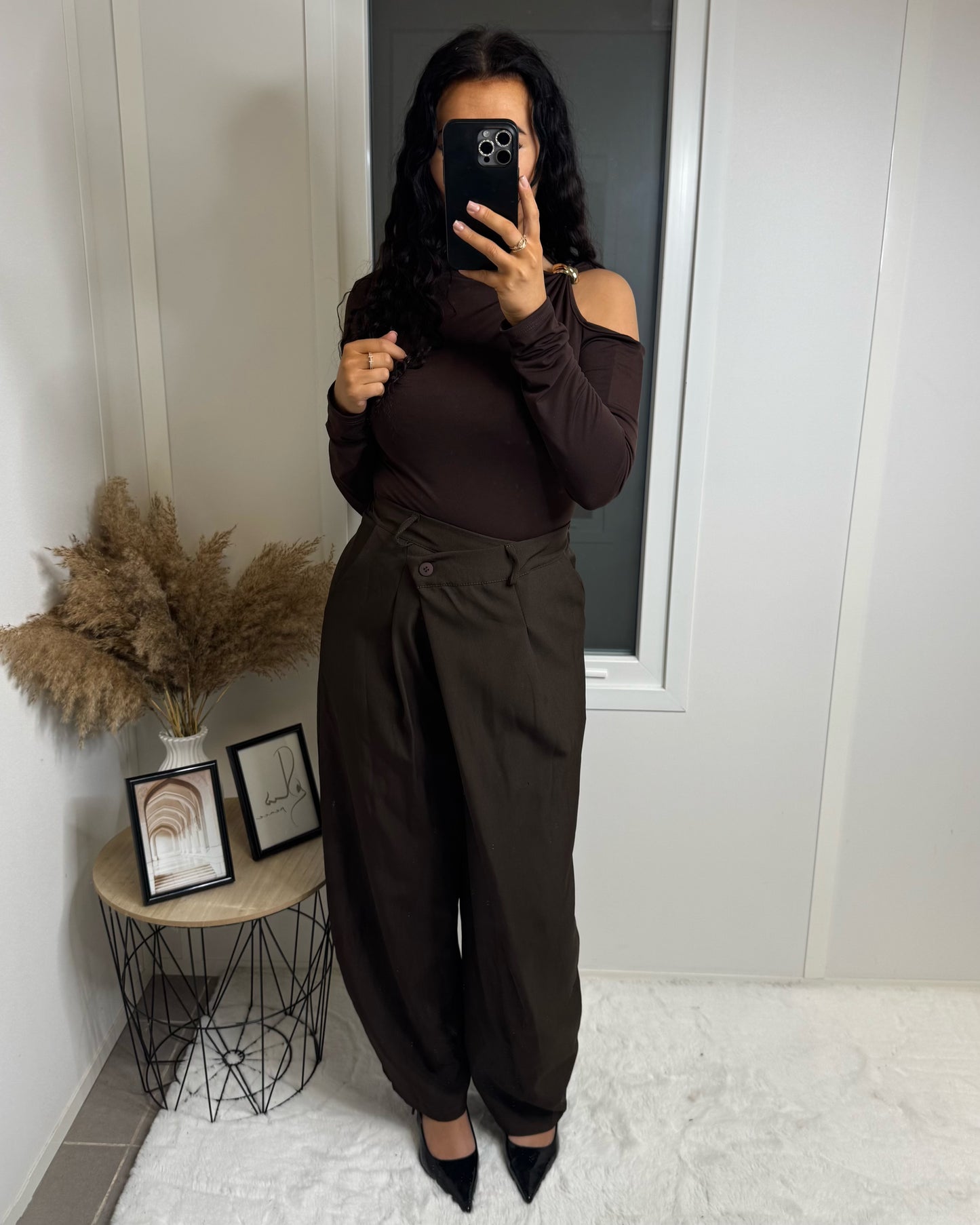 Pantalon ballon choco