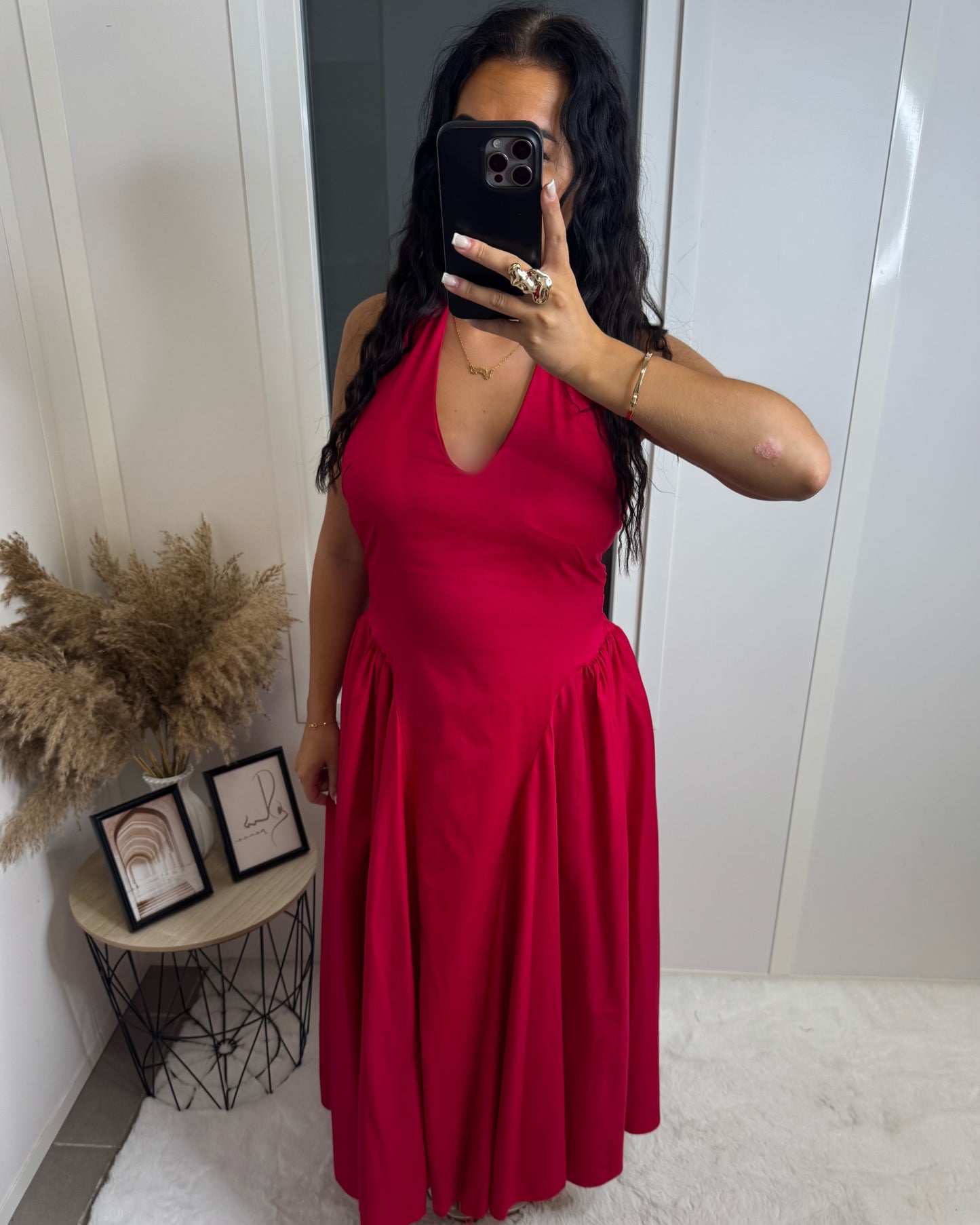 Robe Salma rouge