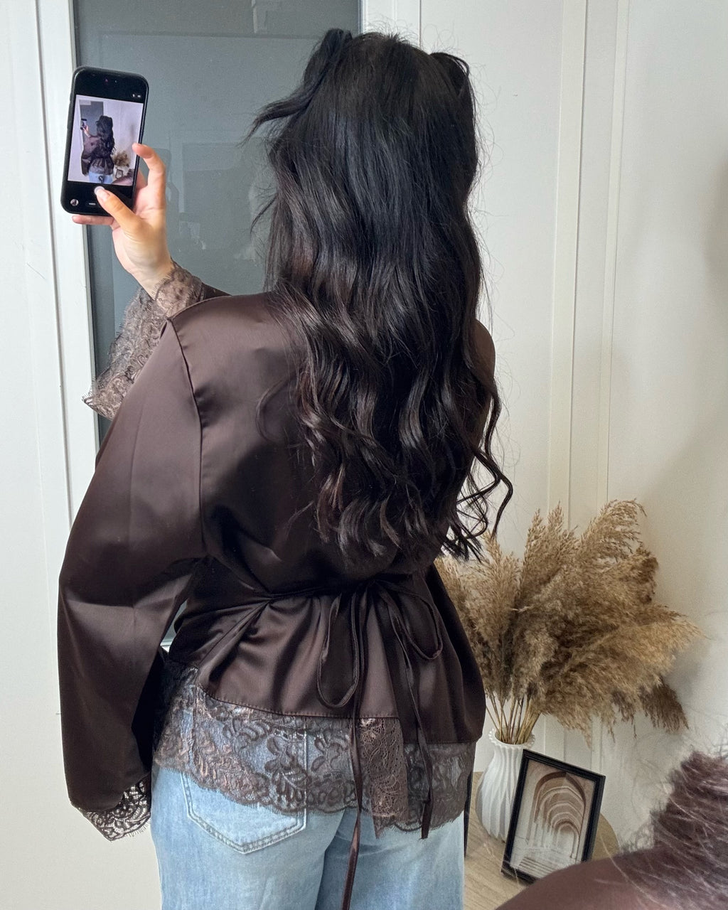 Top dentelle Lindsay choco