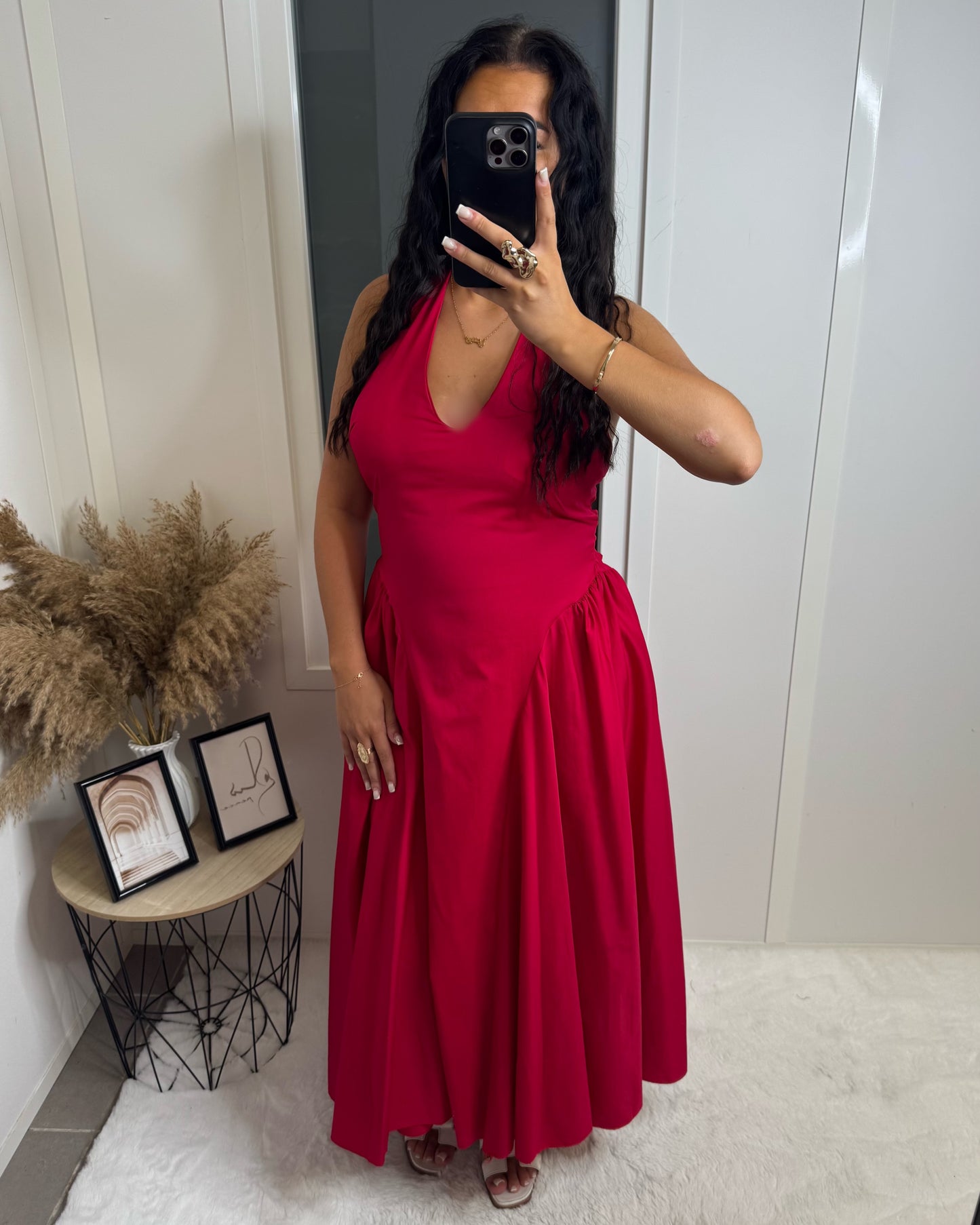 Robe Salma rouge