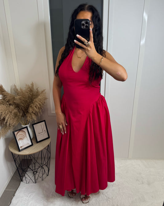 Robe Salma rouge