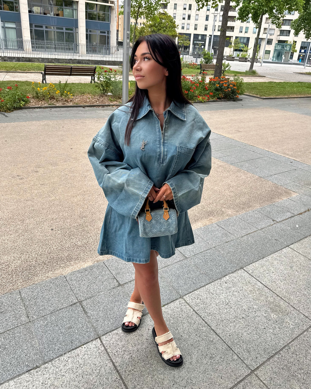 Robe en jean Yava