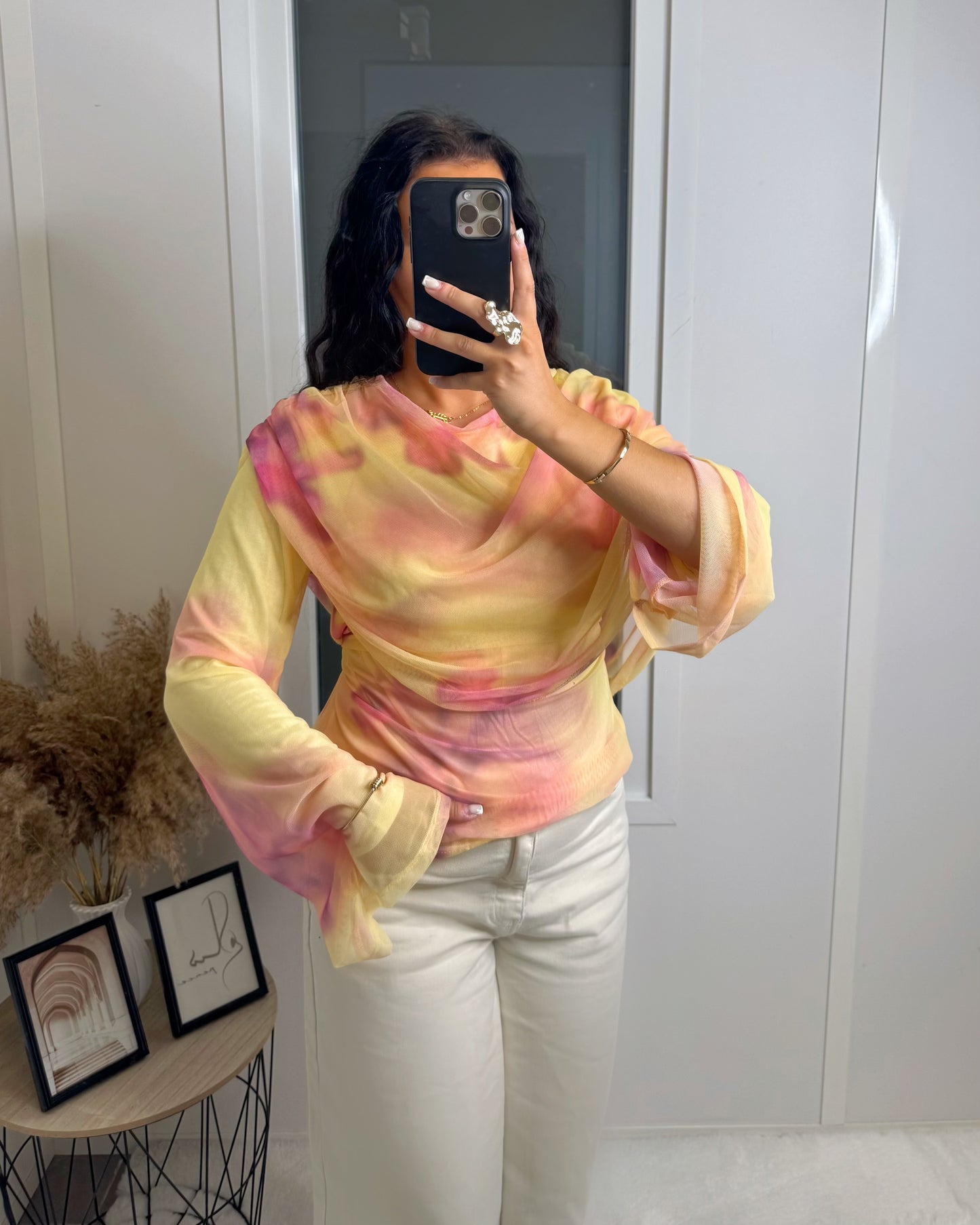 Top Maïa rose