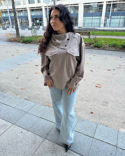 Chemise Maira taupe