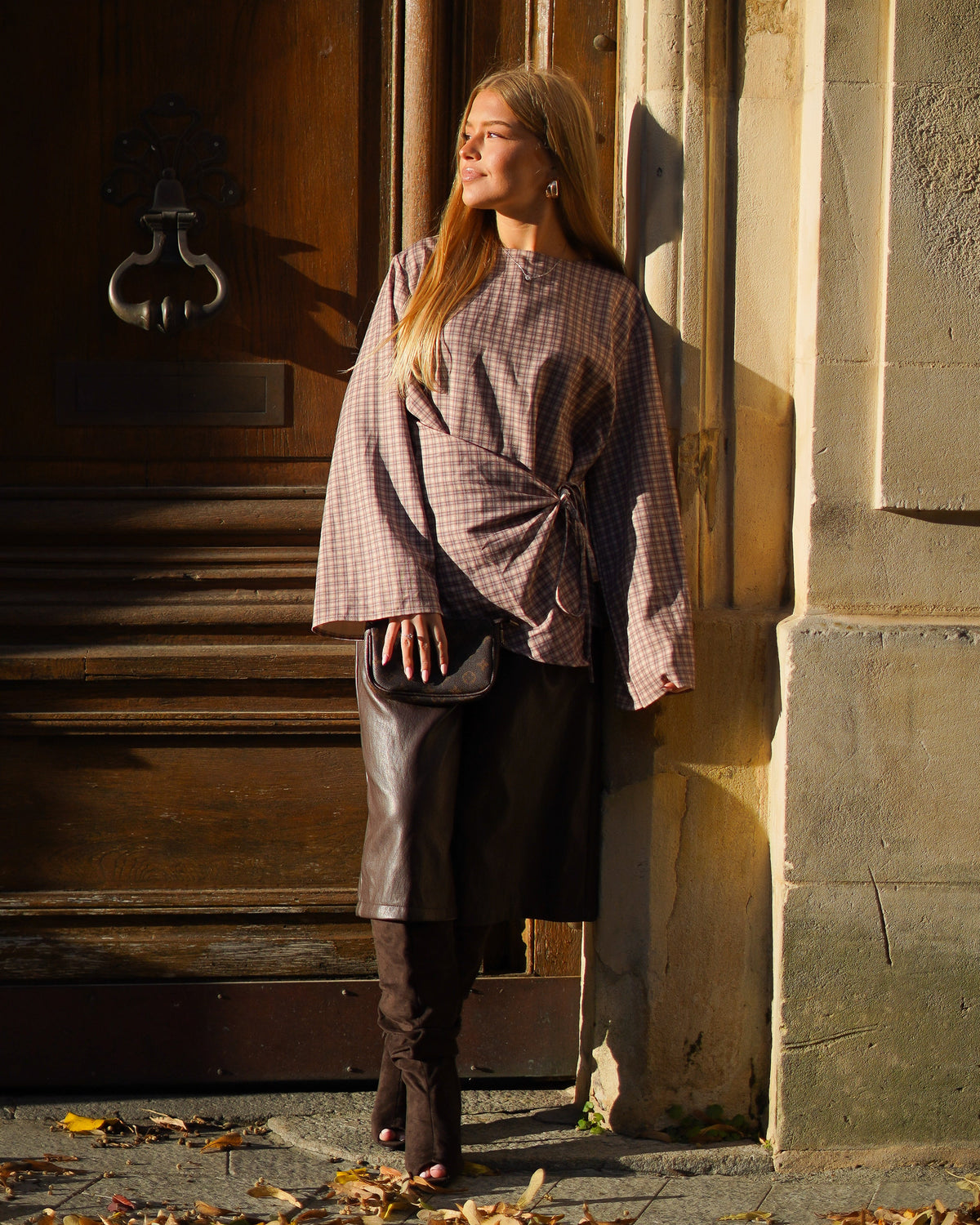 Chemise à carreaux