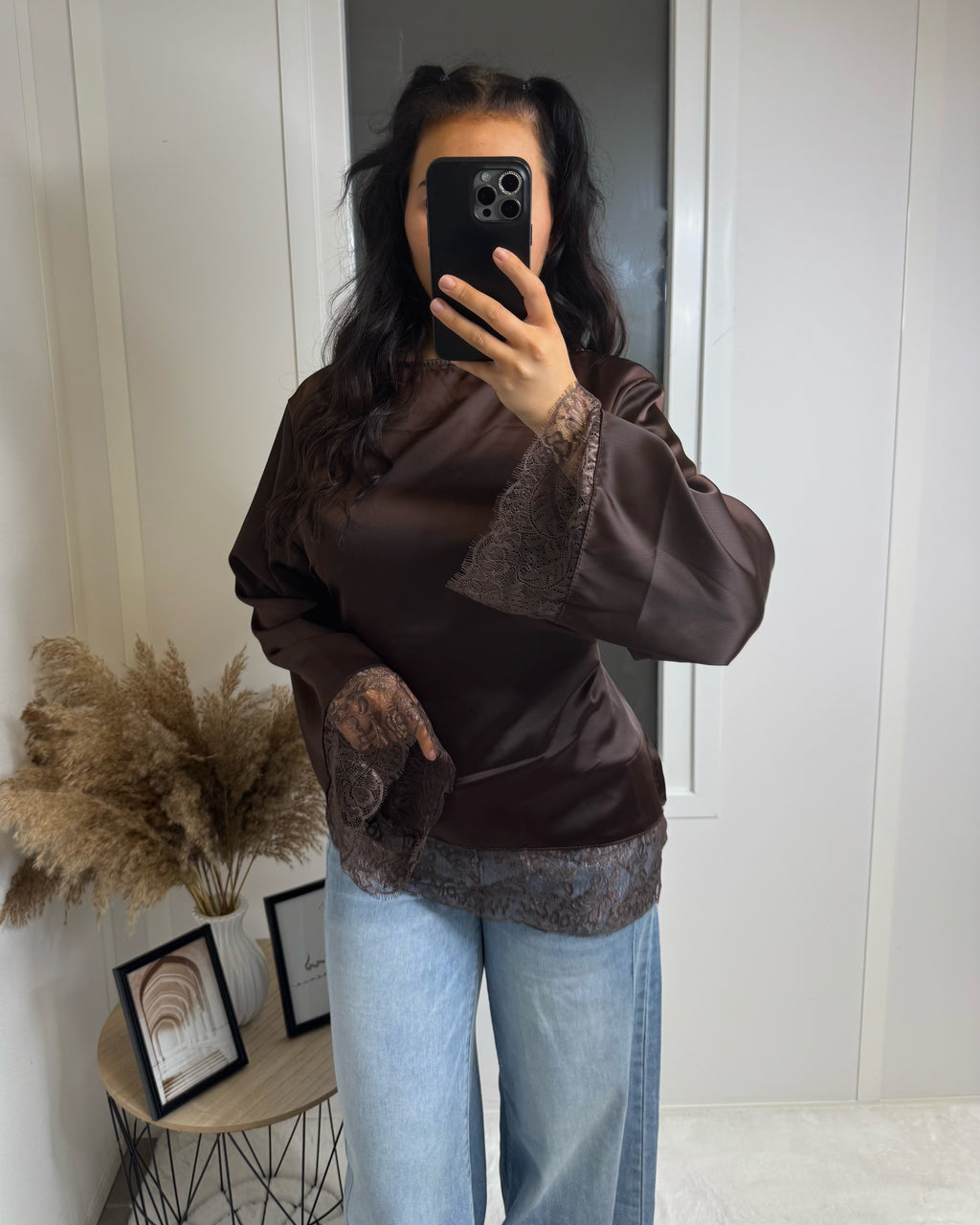 Top dentelle Lindsay choco