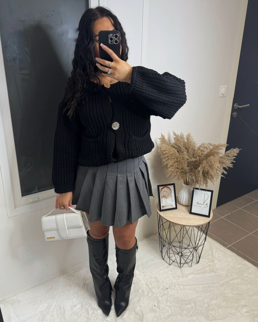 Jupe School gris