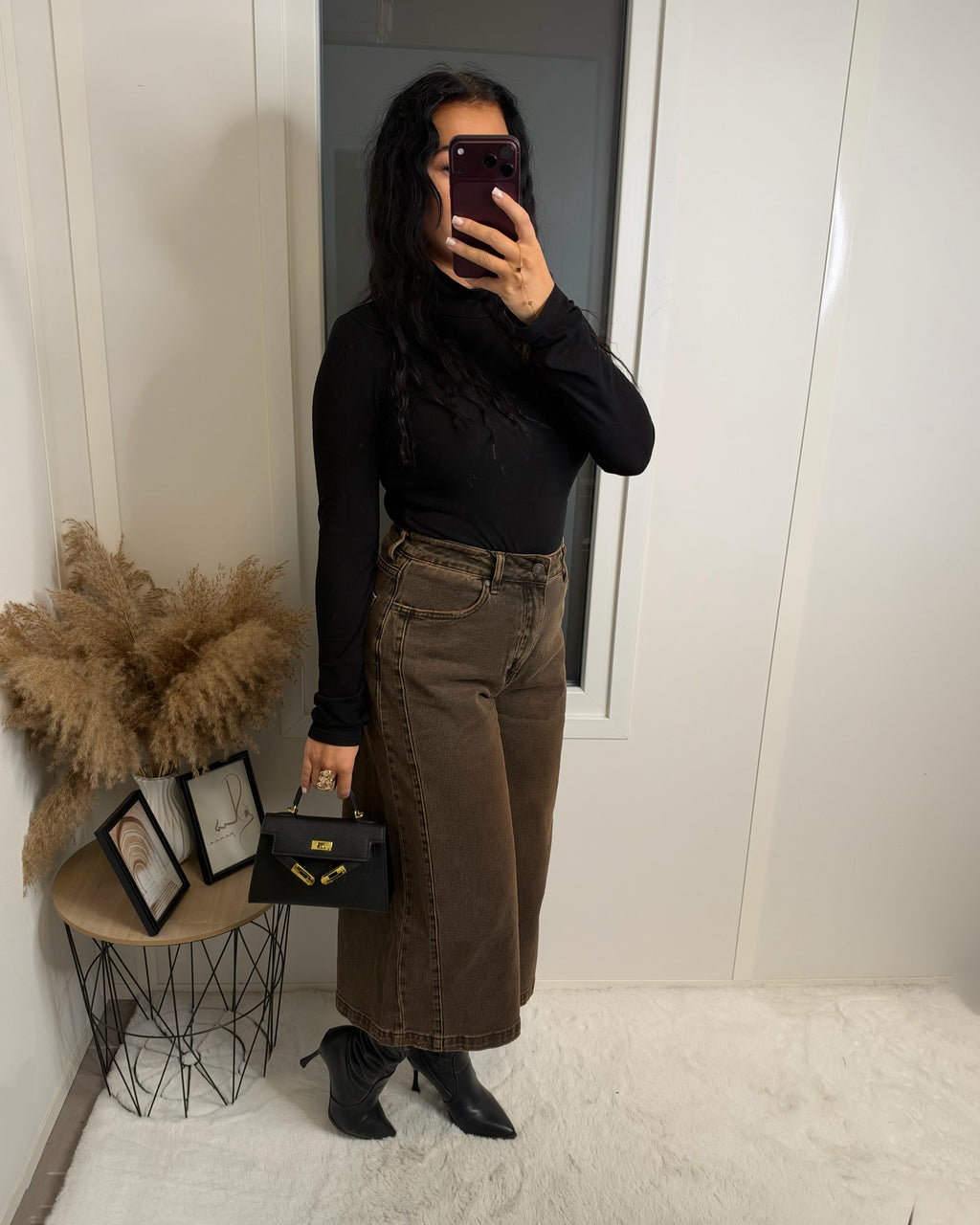 Bermuda jean choco