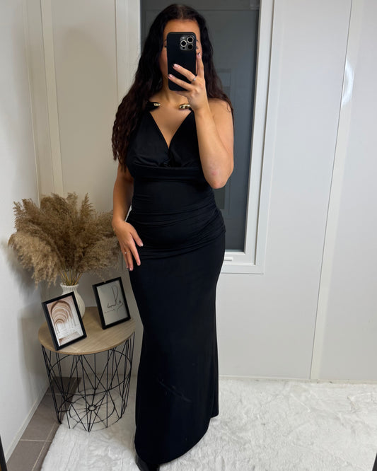 Robe collier giuliana noir