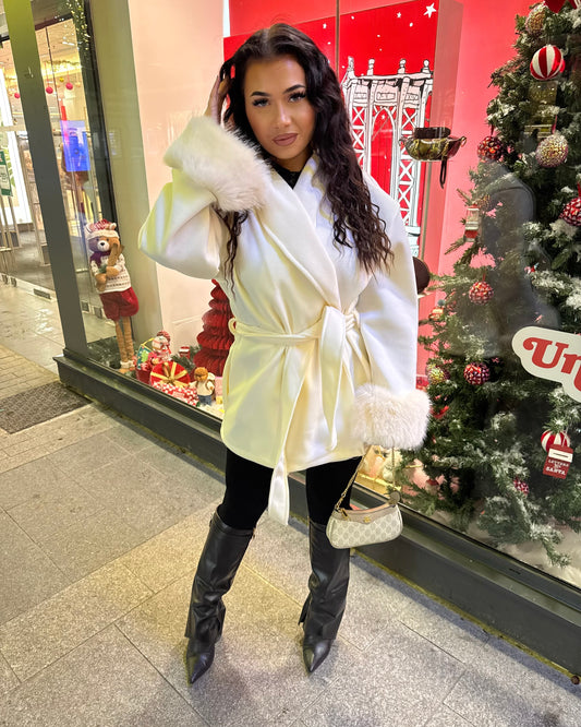 Manteau Alaia blanc
