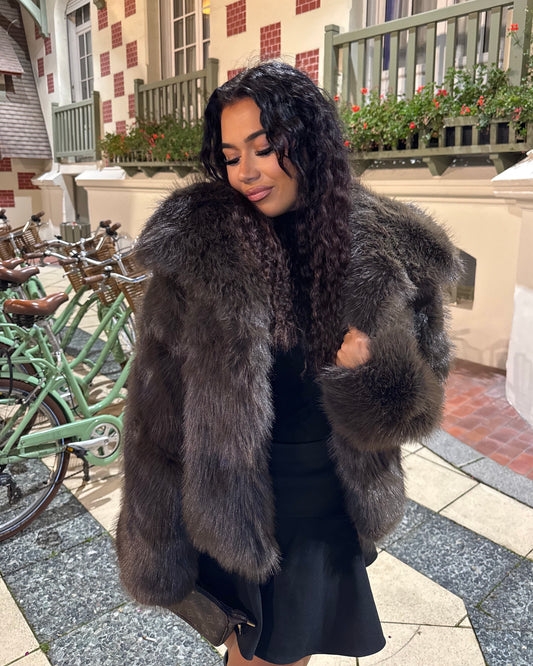 Fourrure Yasmine choco